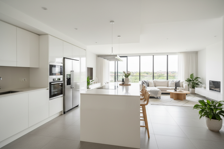 "Acreditamos que o coração da casa bate na cozinha."