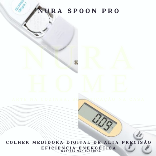 Nura Spoon Pro - Colher Medidora Digital de Alta Precisão