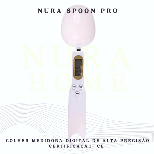 Nura Spoon Pro - Colher Medidora Digital de Alta Precisão