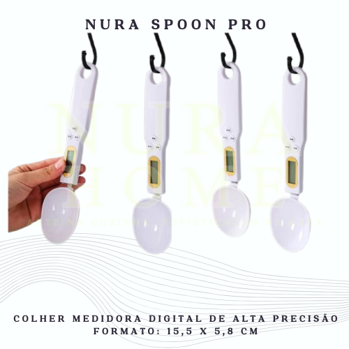Nura Spoon Pro - Colher Medidora Digital de Alta Precisão