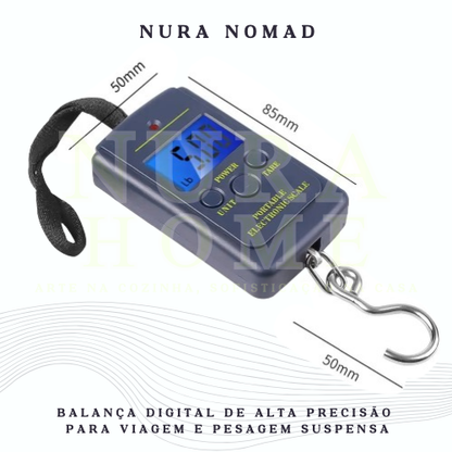 Nura Nomad - Balança Digital de Alta Precisão para Pesagem Suspensa