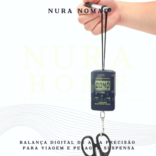 Nura Nomad - Balança Digital de Alta Precisão para Pesagem Suspensa