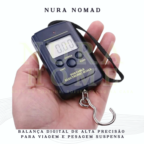 Nura Nomad - Balança Digital de Alta Precisão para Pesagem Suspensa